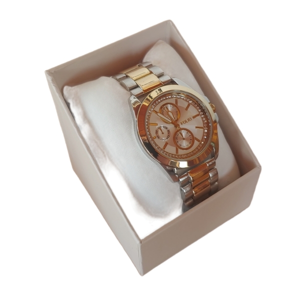 Folio | NiB⌚Two-Tone Watch main image 4